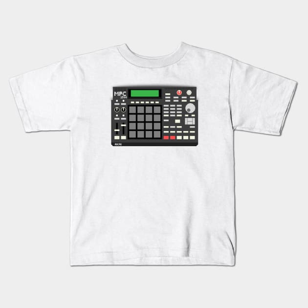 PIXEL ART MPC 2500 Kids T-Shirt by whizzerdee